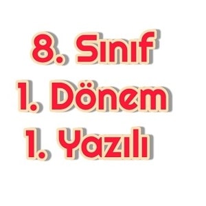 8 fen yazılı örnekleri